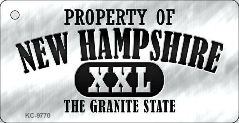 Property Of New Hampshire Novelty Metal Key Chain KC-9770