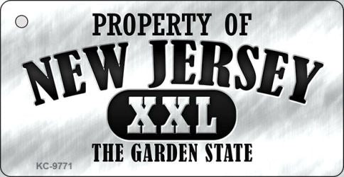 Property Of New Jersey Novelty Metal Key Chain KC-9771