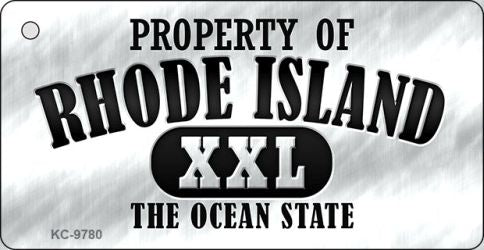 Property Of Rhode Island Novelty Metal Key Chain KC-9780