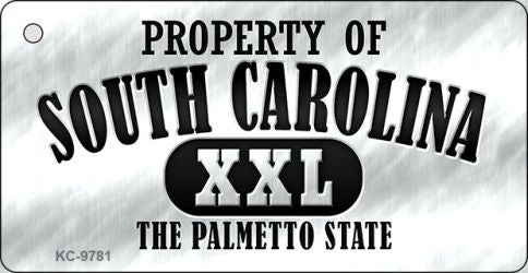 Property Of South Carolina Novelty Metal Key Chain KC-9781