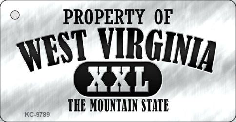 Property Of West Virginia Novelty Metal Key Chain KC-9789