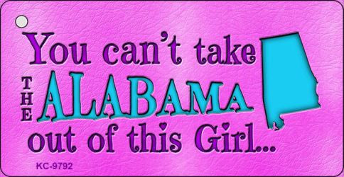 Alabama Girl Novelty Metal Key Chain KC-9792