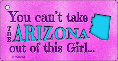 Arizona Girl Novelty Metal Key Chain KC-9794