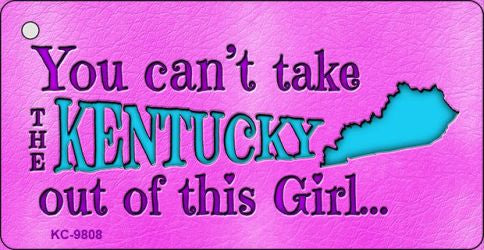 Kentucky Girl Novelty Metal Key Chain KC-9808