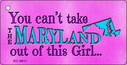 Maryland Girl Novelty Metal Key Chain KC-9811