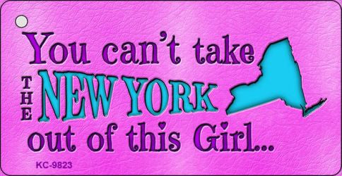 New York Girl Novelty Metal Key Chain KC-9823