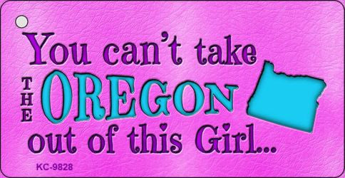 Oregon Girl Novelty Metal Key Chain KC-9828