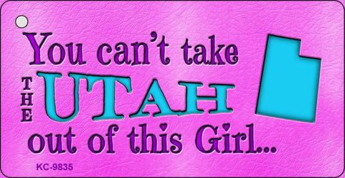 Utah Girl Novelty Metal Key Chain KC-9835