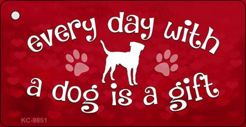 Dog Is A Gift Novelty Metal Key Chain KC-9851