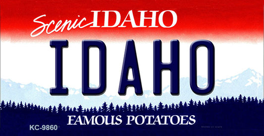 Idaho State Metal Novelty Aluminum Key Chain KC-9860