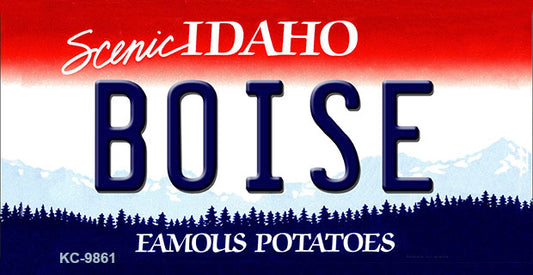 Boise Idaho State Metal Novelty Aluminum Key Chain KC-9861