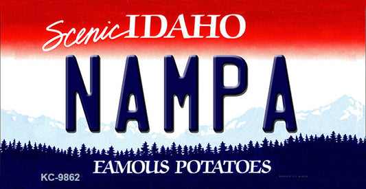 Nampa Idaho State Metal Novelty Aluminum Key Chain KC-9862