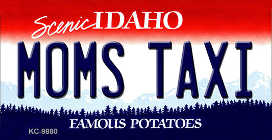 Mom's Taxi Idaho State Metal Novelty Aluminum Key Chain KC-9880