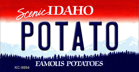 Potato Idaho State Metal Novelty Aluminum Key Chain KC-9894