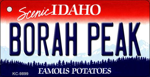 Borah Peak Idaho State Metal Novelty Aluminum Key Chain KC-9899