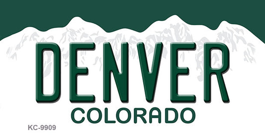 Denver Colorado Metal Novelty Aluminum Key Chain KC-9909