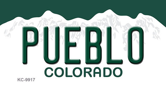 Pueblo Colorado Metal Novelty Aluminum Key Chain KC-9917