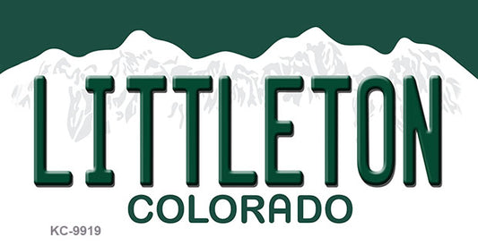 Littleton Colorado Metal Novelty Aluminum Key Chain KC-9919