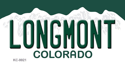 Longmont Colorado Metal Novelty Aluminum Key Chain KC-9921