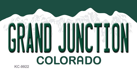 Grand Junction Colorado Metal Novelty Aluminum Key Chain KC-9922