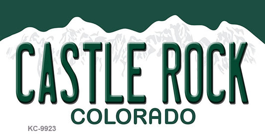 Castle Rock Colorado Metal Novelty Aluminum Key Chain KC-9923