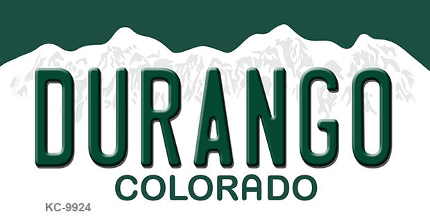 Durango Colorado Metal Novelty Aluminum Key Chain KC-9924