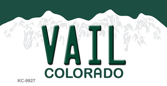 Vail Colorado Metal Novelty Aluminum Key Chain KC-9927