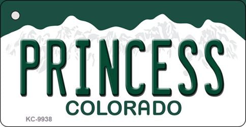 Princess Colorado Metal Novelty Aluminum Key Chain KC-9938