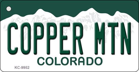 Copper Mountain Colorado Metal Novelty Aluminum Key Chain KC-9952