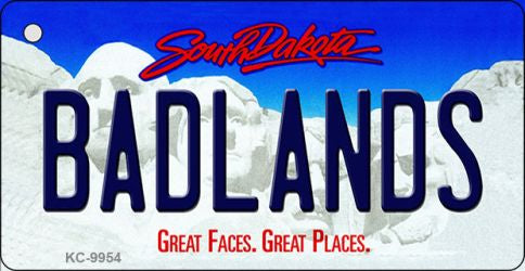 Badlands South Dakota Metal Novelty Aluminum Key Chain KC-9954