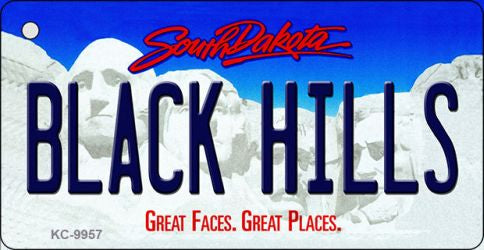 Black Hills South Dakota Metal Novelty Aluminum Key Chain KC-9957