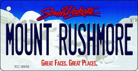Mount Rushmore South Dakota Metal Novelty Aluminum Key Chain KC-9958
