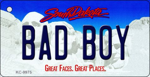 Bad Boy South Dakota Metal Novelty Aluminum Key Chain KC-9975