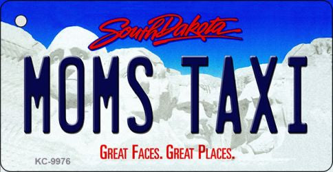 Moms Taxi South Dakota Metal Novelty Aluminum Key Chain KC-9976