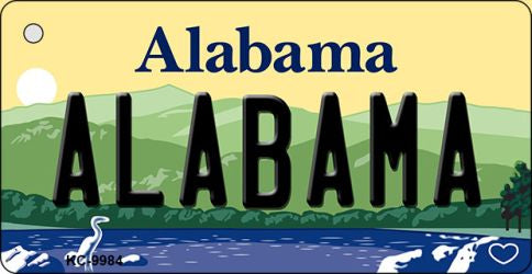 Alabama Alabama Metal Novelty Aluminum Key Chain KC-9984