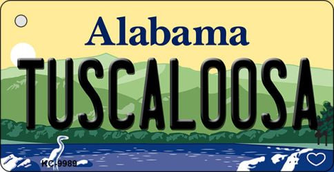 Tuscaloosa Alabama Metal Novelty Aluminum Key Chain KC-998