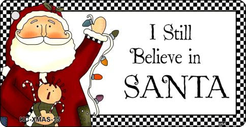 Believe In Santa Novelty Aluminum Key Chain KC-XMAS-15