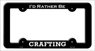 Crafting Novelty Metal License Plate Frame LPF-056