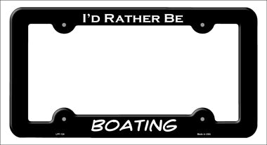 Boating Novelty Metal License Plate Frame LPF-124