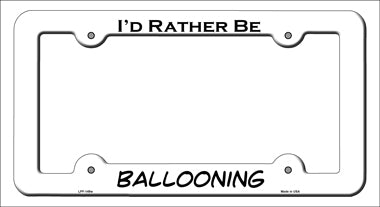 Ballooning Novelty Metal License Plate Frame LPF-149