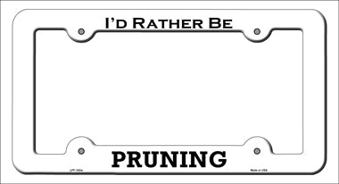 Pruning Novelty Metal License Plate Frame LPF-163