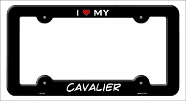 Cavalier Novelty Metal License Plate Frame LPF-200