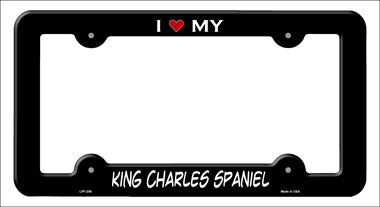 King Charles Novelty Metal License Plate Frame LPF-209