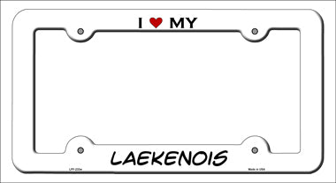 Laekenois Novelty Metal License Plate Frame LPF-233