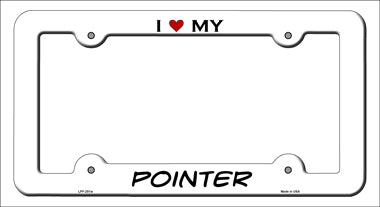 Pointer Novelty Metal License Plate Frame LPF-251