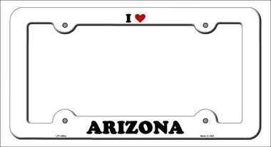 Love Arizona Novelty Metal License Plate Frame LPF-280