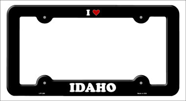 Love Idaho Novelty Metal License Plate Frame LPF-289