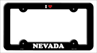 Love Nevada Novelty Metal License Plate Frame LPF-305