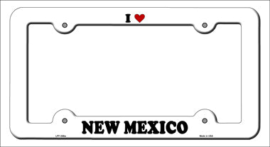 Love New Mexico Novelty Metal License Plate Frame LPF-308