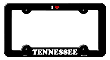 Love Tennessee Novelty Metal License Plate Frame LPF-319